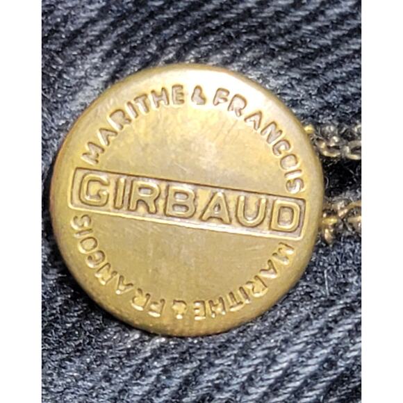 Marithe Francois Girbaud Black Flat Front Denim Jeans 11 Juniors Tapered Legs - Picture 4 of 10